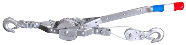 AMERICAN POWER PULL 72A Cable Puller, 2 ton Lifting, 3/18 in Dia Rope/Cable, 6 ft Lift