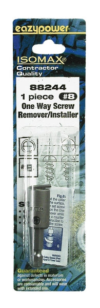 EAZYPOWER 88244 One Way Screw Remover, #8 Bolt/Screw, HSS