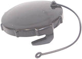 US Hardware RV-509B Termination Cap, 3 in ID, Plastic, Black