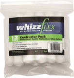 WHIZZ 44540 Paint Roller Cover, 3/8 in Thick Nap, 6-1/2 in L, Woven Fabric Cover, White