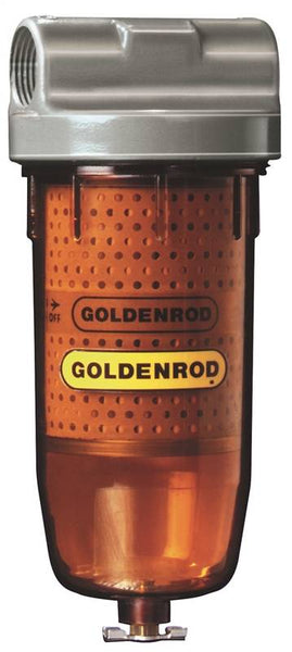 DL Goldenrod 495 Fuel Filter, 1 in Connection, NPT, 25 gpm