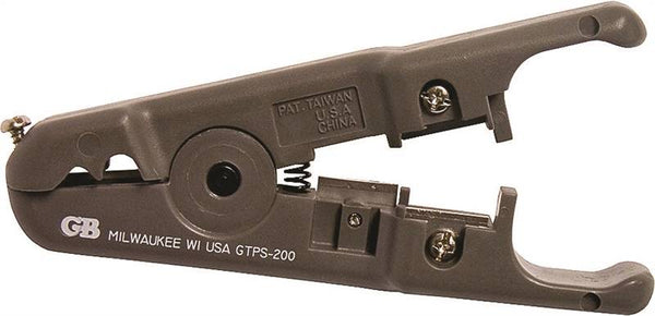 GB GTPS-3200 Cable Stripper, 1/8 to 3/8 in Wire, 0.24 in Dia Stripping, 4-1/2 in OAL