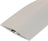 Wiremold CDG-5 Cord Protector, 5 ft L, 2-1/2 in W, Rubber, Gray
