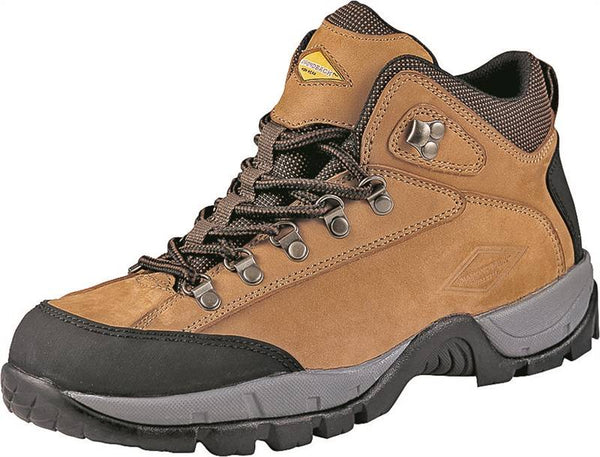 Diamondback HIKER-1-8 Soft-Sided Work Boots, 8, Tan, Leather Upper
