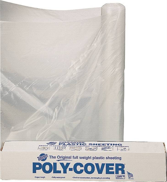 ORGILL POLY 4X84C Poly Film, 100 ft L, 8.3 ft W, Clear