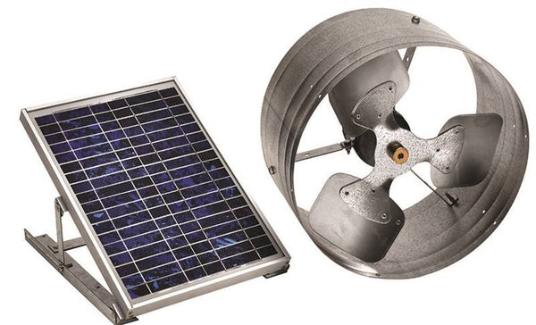 Master Flow PGSOLAR Solar Power Ventilator, 500 cfm Air, Galvanized Steel
