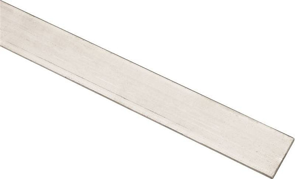 Stanley Hardware 4200BC Series N247-064 Flat Bar, 1 in W, 48 in L, 1/8 in Thick, Aluminum, Mill