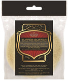 SM ARNOLD 0055 Buffing Pad, 5-1/2 in Dia, 1 in Thick, 1/4 in Arbor, Twisted 4-Ply Yarn