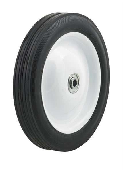 DH CASTERS W-MH10134B5W Hub Wheel, Medium-Duty, Rubber