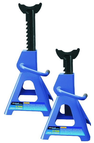 ProSource T210103 Jack Stand, 3 ton, 12 to 17-5/8 in Lift, Steel, Gray