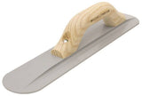 Marshalltown 143 Hand Float, 16 in L Blade, 3-1/8 in W Blade, Magnesium Blade, Round End Blade, Wood Handle