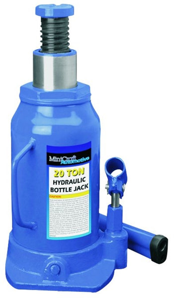 ProSource T010720 Hydraulic Bottle Jack, 20 ton, 9-1/2 to 17-1/8 in Lift, Steel, Gray