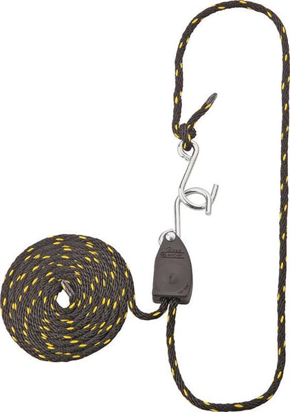 ProSource 10001-12-OI Rope Ratchet, Polypropylene/Steel, Black/Yellow