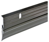 Frost King B59/36H Door Sweep, 36 in L, 1-5/8 in W, Aluminum Flange, Vinyl Insert