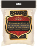 SM ARNOLD 85-710 Polishing Cloth, 6 oz, Polyester, Natural