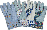 Diamondback C001 Garden Gloves with PVC Dots, Women's, One-Size, Fabric 80% Cotton 20% polyester