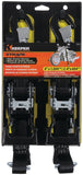 KEEPER 05741 Tie-Down, 1-1/4 in W, 8 ft L, Polyester, Black, 1000 lb, Snap Hook End Fitting