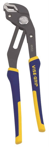 IRWIN 2078112 Groove Lock Plier, 12 in OAL, 2-3/4 in Jaw Opening, Blue/Yellow Handle, Cushion-Grip Handle