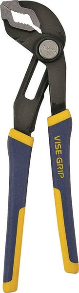 IRWIN 4935351 Groove Lock Plier, 6 in OAL, 1-1/8 in Jaw Opening, Blue/Yellow Handle, Cushion-Grip Handle, 1-1/4 in L Jaw