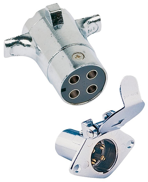 HOPKINS 48295 Light Connector Set, 4-Pole, Zinc