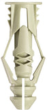 COBRA ANCHORS 173S Wall Anchor, 1-1/4 in L, Polyethylene, 61 lb