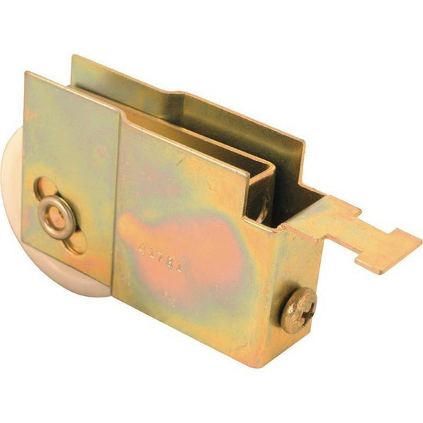 Prime-Line D 1516 Roller Assembly, 1-1/2 in Dia Roller, 5/16 in W Roller, Steel, 1-Roller, K-Tab Mounting