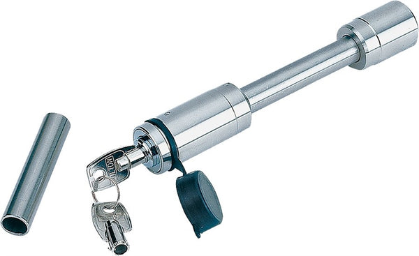 REESE TOWPOWER 7005600 Receiver Lock, 5/8 in Dia Shackle, Class: I, II, III, IV, Steel, Chrome