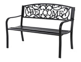 Seasonal Trends XG-204N Park Bench, Steel Seat, Steel Frame