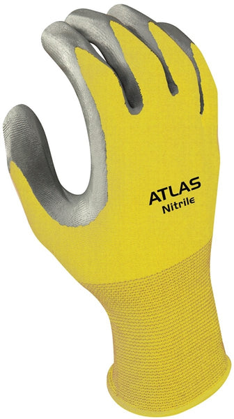 ATLAS 3704CM-07.RT Ergonomic Protective Gloves, M, Knit Wrist Cuff