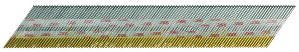 SENCO DA21EABN Finish Nail, 2 in L, 15 Gauge, Galvanized Steel, Brad Head, Smooth Shank