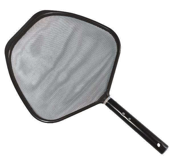 JED POOL TOOLS 40-365 Leaf Skimmer, Nylon Net, Aluminum Frame, Black