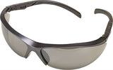 MSA 10083083 Safety Glasses, Anti-Fog Lens, Metal Blue/Gray Frame