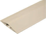 Wiremold CDI-15 Cord Protector, 15 ft L, 2-1/2 in W, Rubber, Ivory