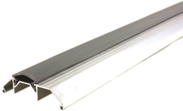 M-D 43824 Threshold Replacement Insert, 36 in L, 1-1/2 in W, Vinyl, Gray
