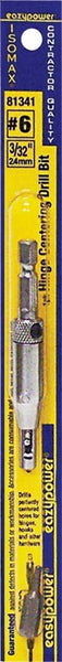 EAZYPOWER 81341 Hinge Centering Drill Bit, 3-32 in Dia, Hinge Centering Bit