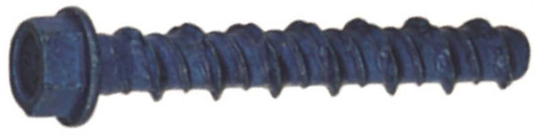 Buildex Tapcon 24292 Screw Anchor, Hex Drive, Steel, Metallic