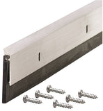 M-D 68247 Door Sweep, 36 in L, 1/4 in W, Aluminum Flange, EPDM Rubber Insert