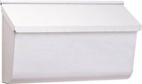 Gibraltar Mailboxes Woodlands L4009WW0 Mailbox, 450 cu-in Capacity, Galvanized Steel, Textured Powder-Coated, White