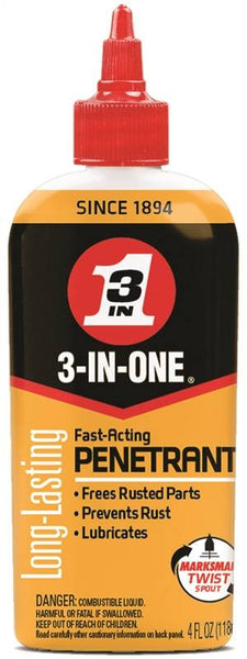 3-IN-ONE 120015 Drip Oil, 4 oz Bottle, Liquid