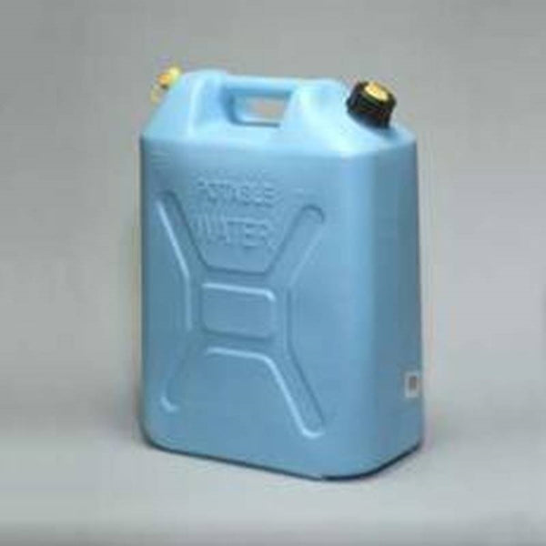 Scepter 04933 Water Container, 5 gal Capacity, Polyethylene, Light Blue, 13.3 in L, 7.3 in W, 18.3 in H