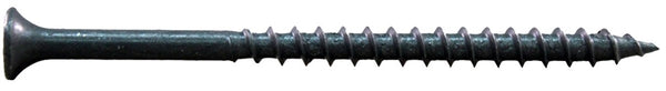 ProFIT 0297194/0281194 Deck Screw, #10 Thread, 3-1/2 in L, Coarse Thread, Bugle Head, Combo Drive, Sharp Point, Gray
