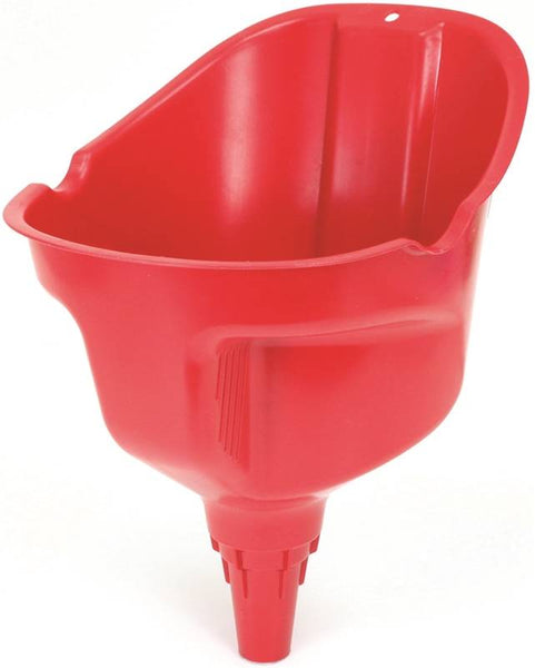 FloTool 10705EMI/05063 Funnel, Resin, Red, 9 in H