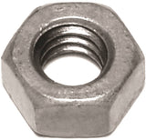 MIDWEST FASTENER 05615 Hex Nut, Coarse Thread, 1/4-20 Thread, Galvanized