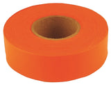 CH Hanson Sub-Zero Series 17007 Flagging Tape, 150 ft L, 1-3/16 in W, Fluorescent Orange, PVC