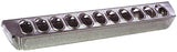 Miller 9822 Poultry Ground Feeder, 22-Compartment, Rolled Edge, Steel, Galvanized