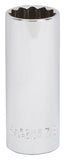 Vulcan MT6528608 Drive Socket, 7/8 in Socket, 1/2 in Drive, 12-Point, Chrome Vanadium Steel, Chrome