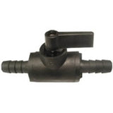 VALLEY INDUSTRIES PBV-38HB-CSK Hose Valve, Hose x Barb, 150 psi Pressure, Polypropylene