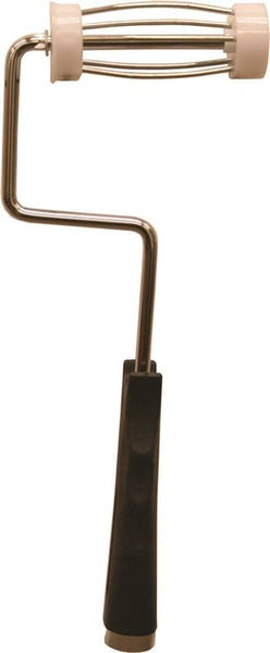 WOOSTER F0010-4 Roller Frame, 4 in L Roller, Polypropylene Handle, Threaded Handle