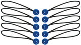 KEEPER 06344 Bungee Cord, 5/32 in Dia, 12 in L, Rubber, Toggle Ball End