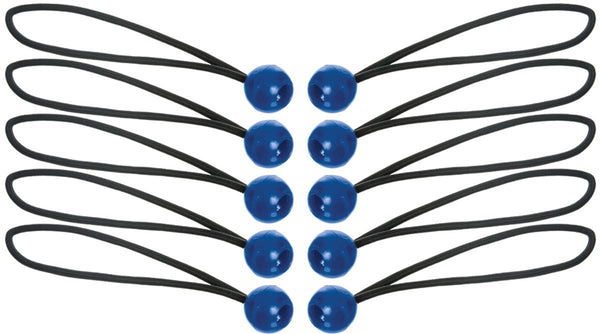KEEPER 06344 Bungee Cord, 5/32 in Dia, 12 in L, Rubber, Toggle Ball End